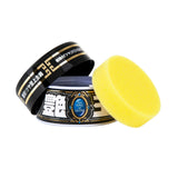 Soft99 The King of Gloss Black & Dark wax tin with an applicator sponge
