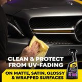 Detailing spray for matte, satin, glossy & wrapped car surfaces with UV protection