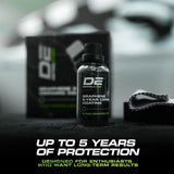 Detail Ease Graphene 5-Year Ceramic Coating bottle and packaging with protection text.