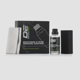 Detail Ease Graphene 5-Year Ceramic Coating kit with bottle and microfiber cloth.
