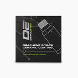 Detail Ease Graphene 5-Year Ceramic Coating product packaging on a dark background.