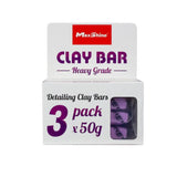 MaxShine Detailing Clay Bar Auto Detailing – 3pcs/pack (50g x 3)