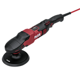Red and black FLEX car polisher for detailing and paint correction