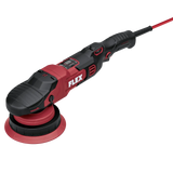FLEX brushless car polisher for detailing, red and black design with variable speed control