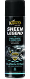 Shield Professional Sheen Legend Platinum Cedar premium dashboard spray for vinyl, plastic, and rubber.