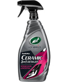 Turtle Wax Hybrid Solutions Ceramic 3in1 Detailer spray bottle for car paint protection.