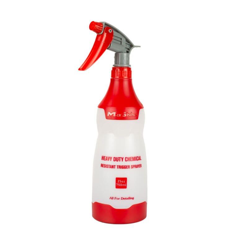 MaxShine Heavy Duty Chemical Resistant Trigger 750ml RED General by Maxshine | The Detailer's Emporium