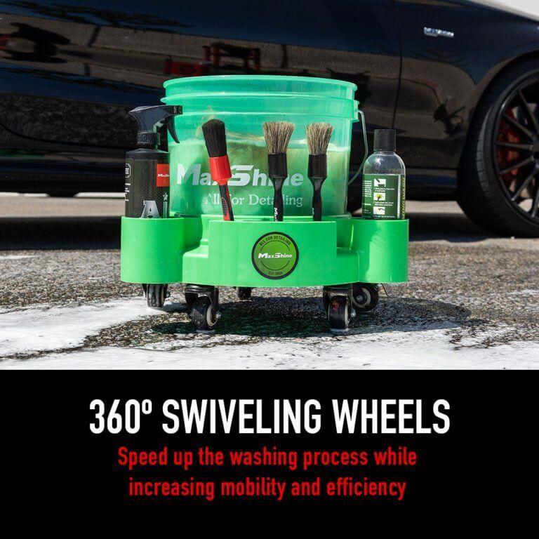 Maxshine Rolling Bucket Dolly - Single General by Maxshine | The Detailer's Emporium