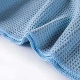 Waffle Weave Drying Towel 60 x 80cm (Blue) | The Detailer's Emporium