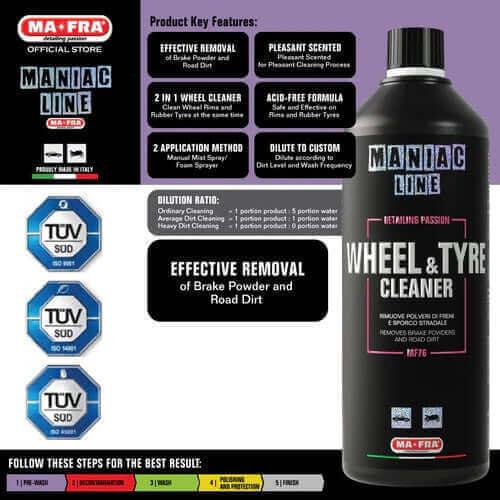 Maniac Line | Maniac Wheel and Tyre Cleaner 1L at R 343.89